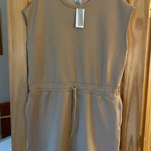 All in Motion Tan Mini Dress